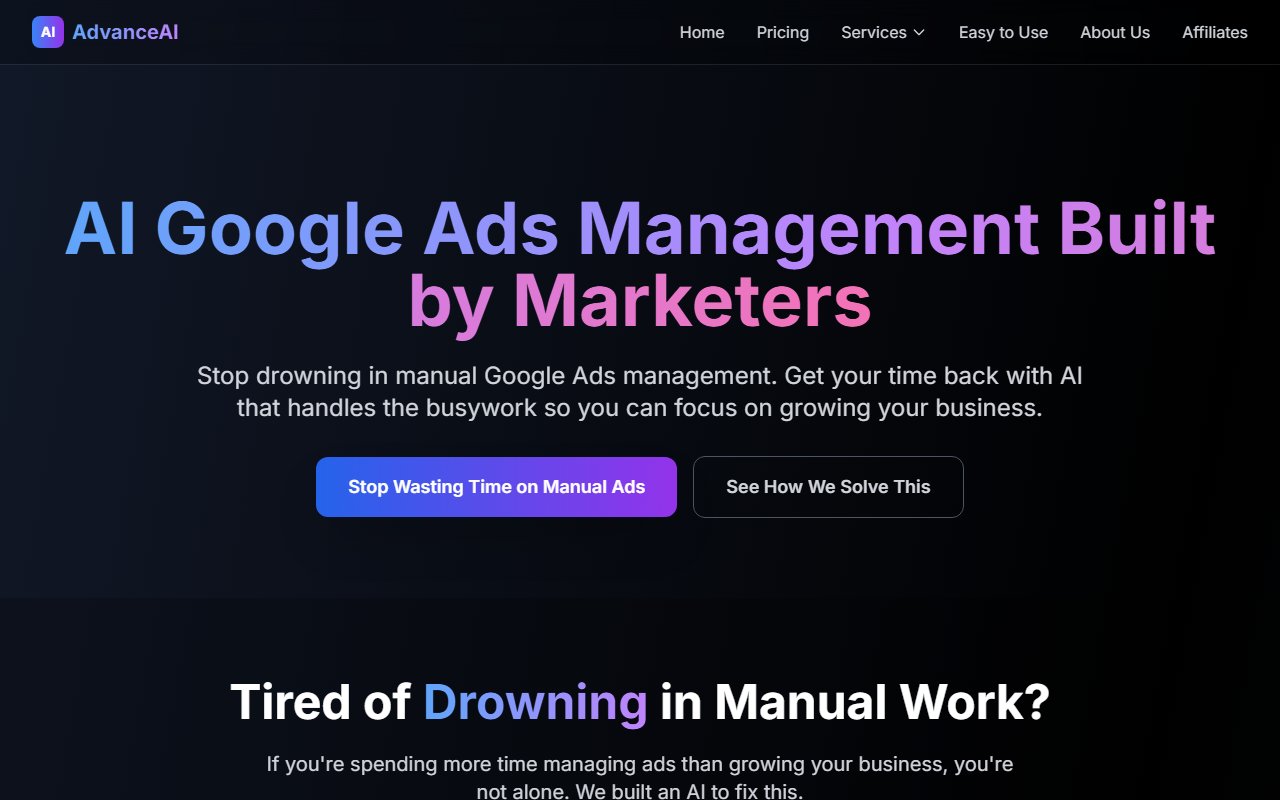 AdvanceAI Review (2025): Powerful AI Google Ads Management
